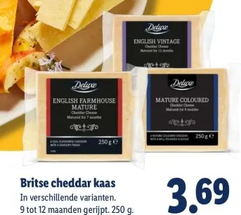 Aanbieding: Britse cheddar kaas