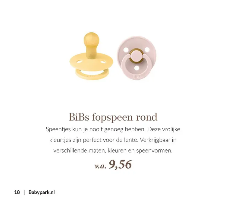 Aanbieding: BiBs fopspeen rond