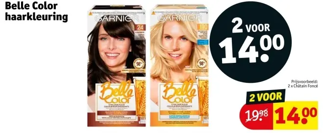 Promotie: Belle Color haarkleuring
