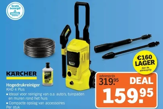 Aanbieding: Hogedrukreiniger KHD 4 Plus