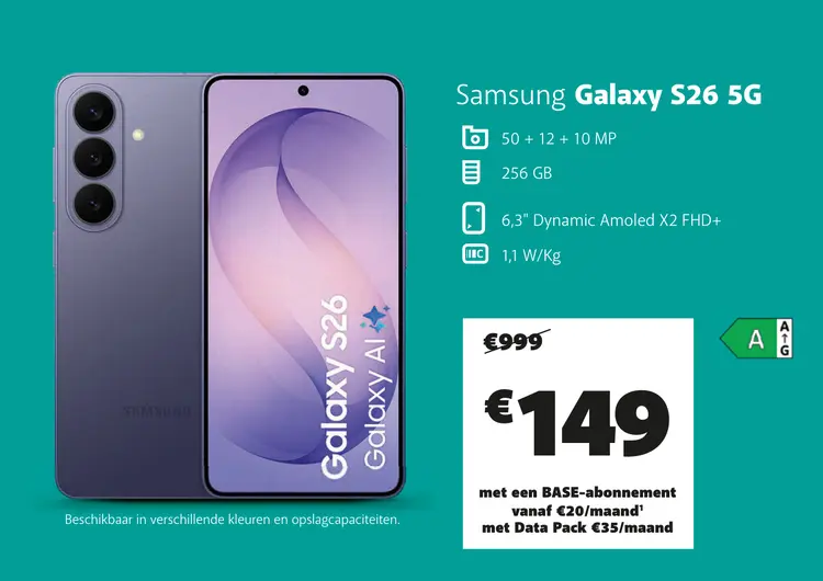 Promotie: Samsung Galaxy S26 5G