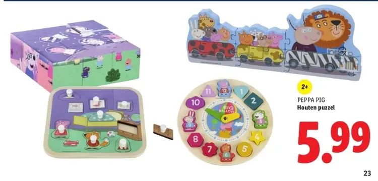 Aanbieding: Houten puzzel