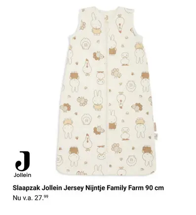 Aanbieding: Slaapzak Jollein Jersey Nijntje Family Farm 9