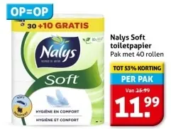 Aanbieding: Nalys Soft toiletpapier