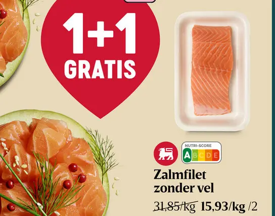Aanbieding: Zalmfilet zonder vel