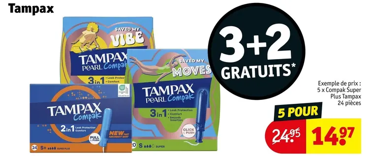Offre: Tampax