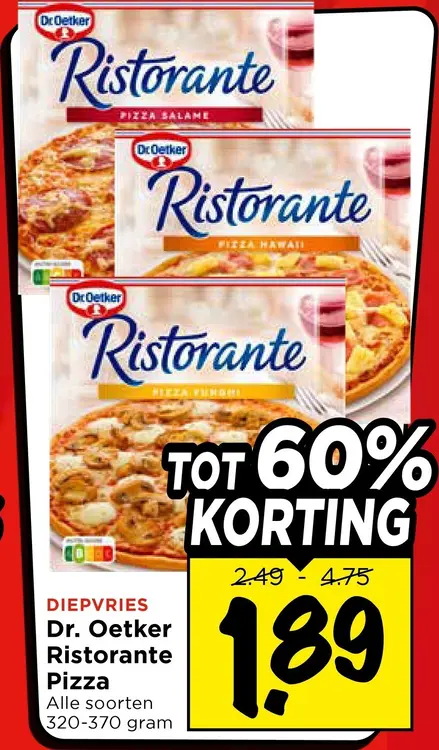 Aanbieding: Ristorante Pizza