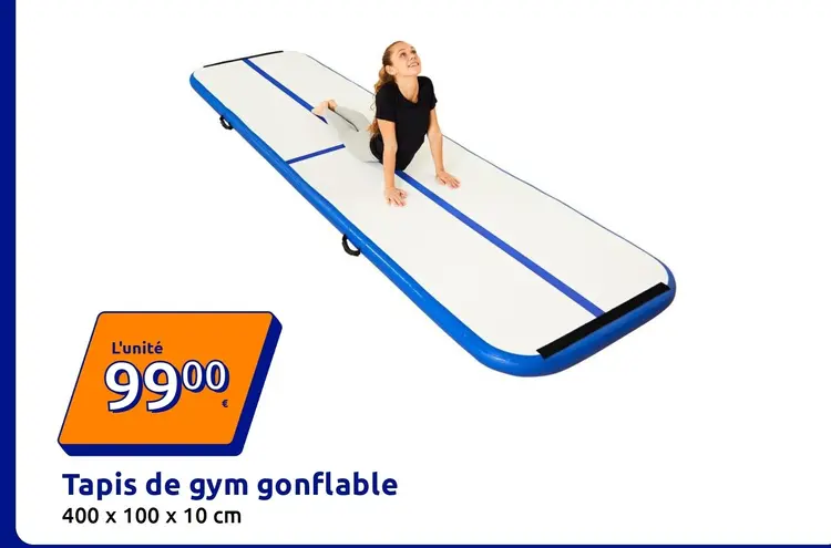 Offre: Tapis de gym gonflable