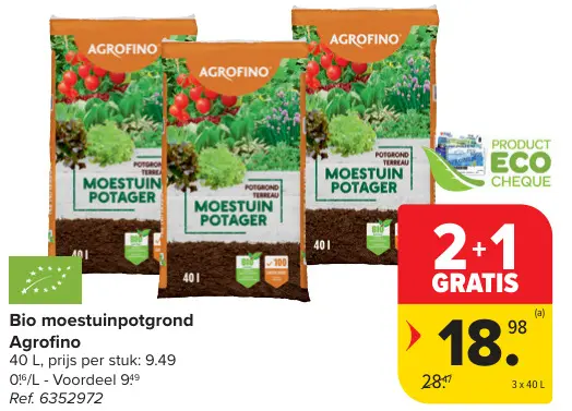 Promotie: Bio moestuinpotgrond