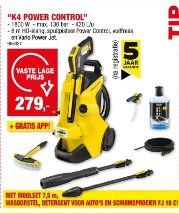 Promotie: Kärcher K4 power control
