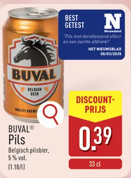 Aanbieding: BUVAL Pils