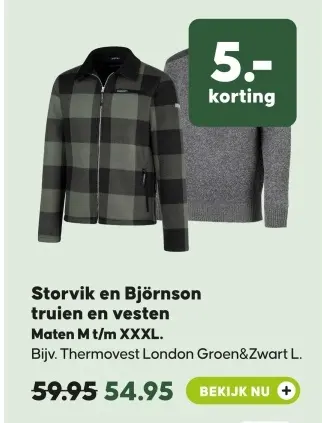 Aanbieding: Storvik en Björnson truien en vesten