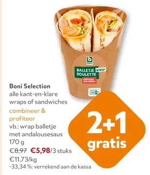 Aanbieding: Wrap Balletje