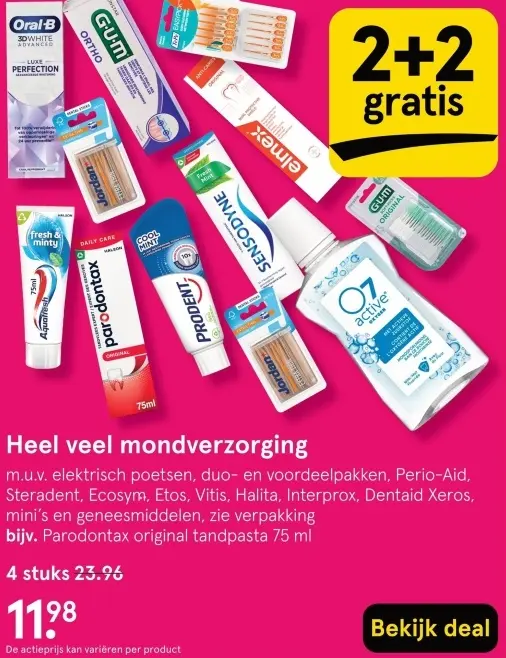 Aanbieding: Heel veel mondverzorging