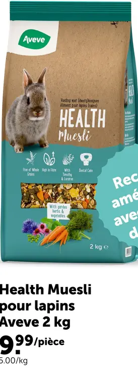 Offre: Health Muesli pour lapins