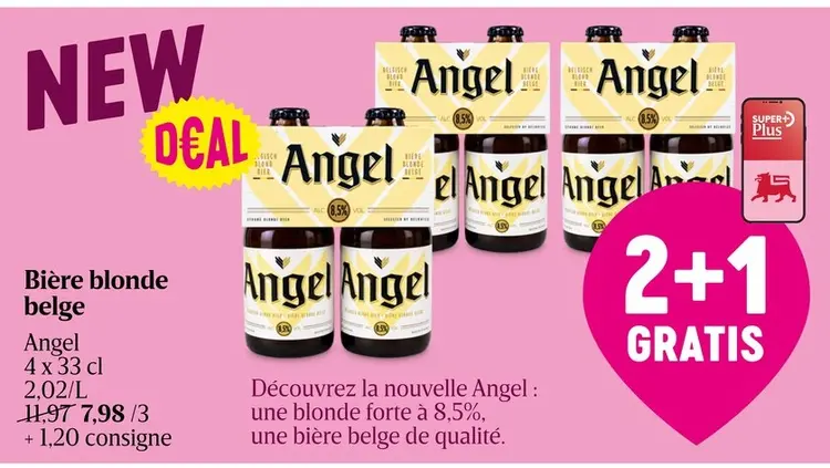 Offre: Bière blonde belge Angel