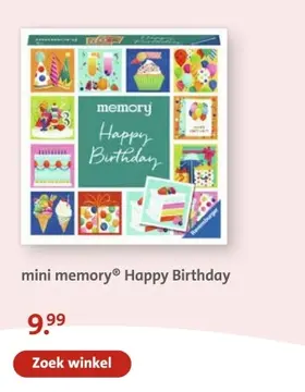 Aanbieding: mini memory® Happy Birthday