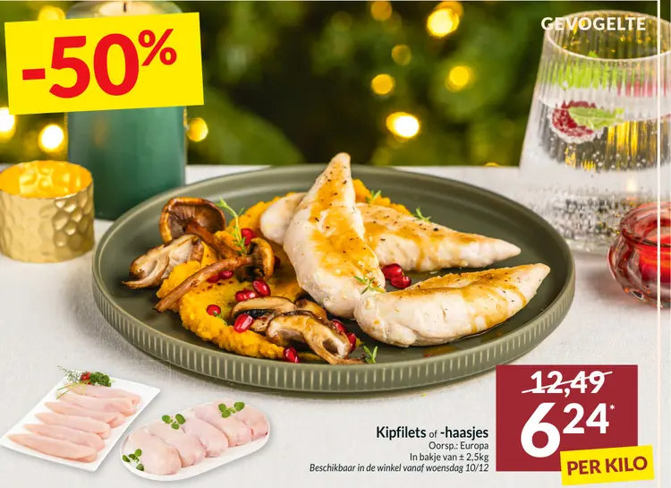 Promotie: Kipfilets of -haasjes