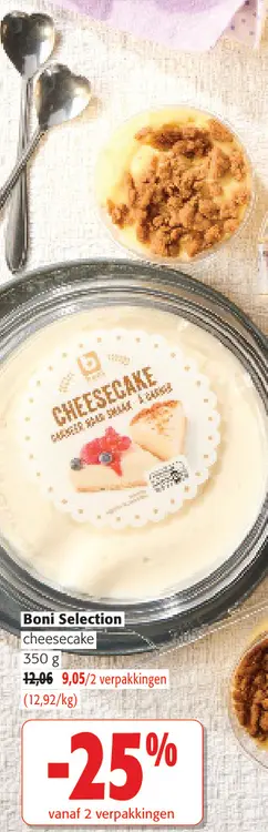 Promotie: Cheesecake