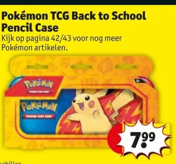 Aanbieding: Pokémon TCG Back to School Pencil Case