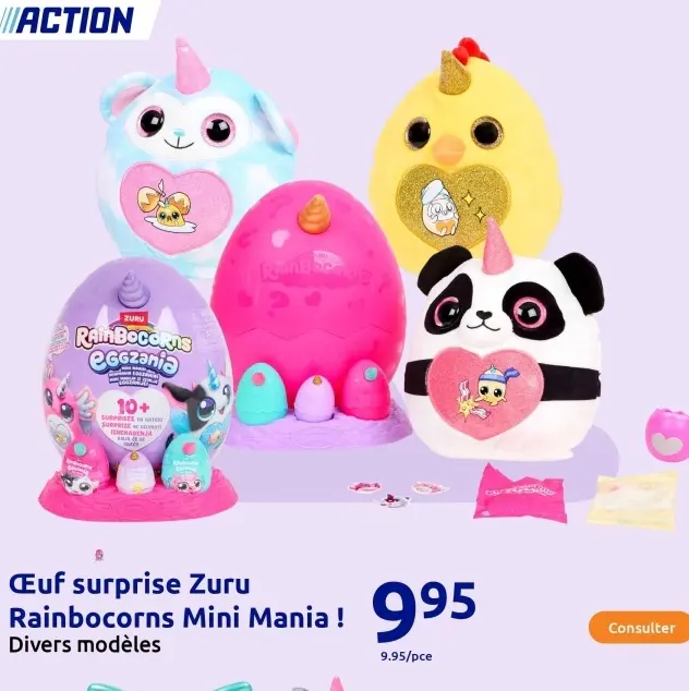 Offre: Œuf surprise Zuru Rainbocorns Mini Mania !
