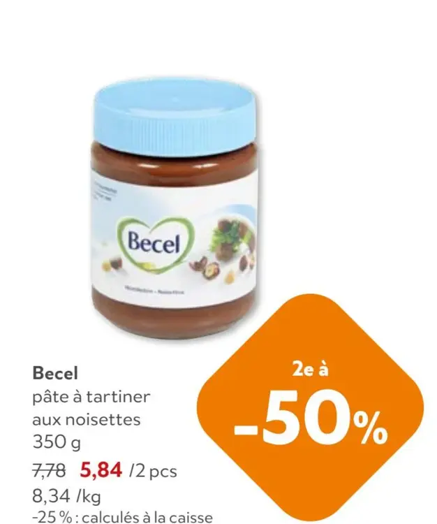 Offre: Pâte à tartiner aux noisettes