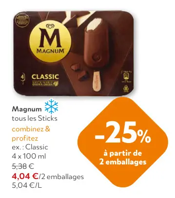 Offre: Magnum Classic