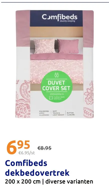 Promotie: Comfibeds dekbedovertrek