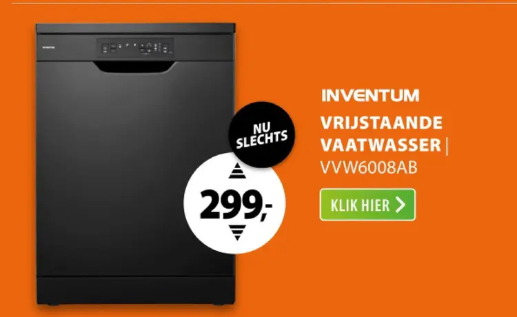Aanbieding: Vrijstaande vaatwasser