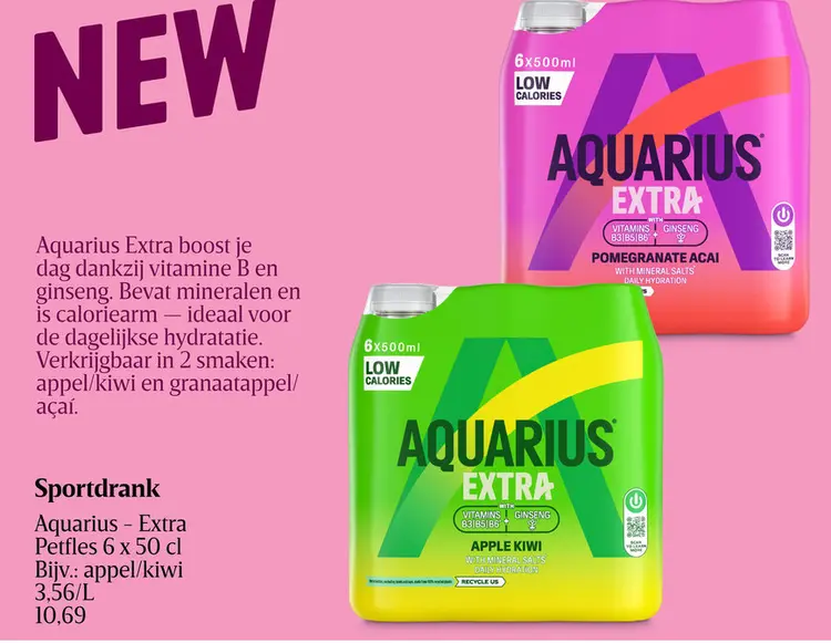 Promotie: Aquarius - Extra Petfles