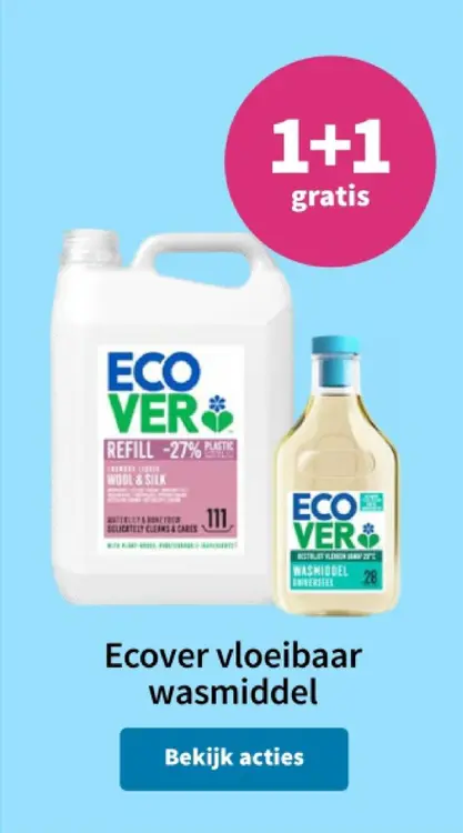 Aanbieding: Ecover vloeibaar wasmiddel