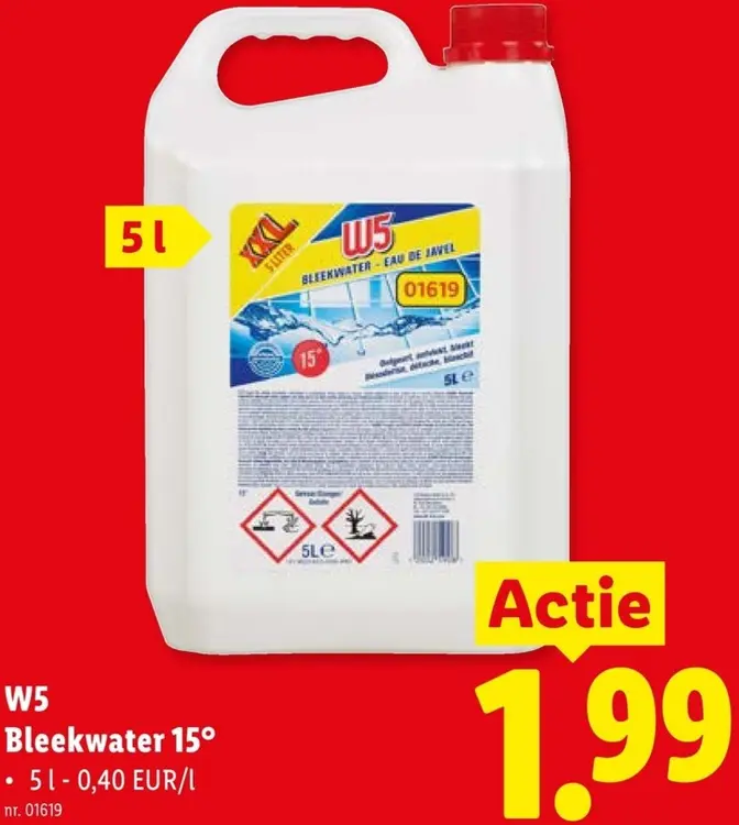 Promotie: Bleekwater 15°