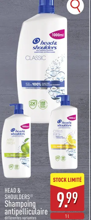 Offre: Shampoing antipelliculaire