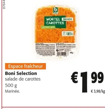 Offre: salade de carottes