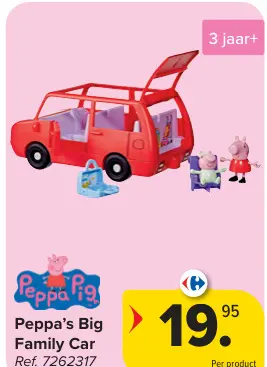 Promotie: Peppa's Big Family Car