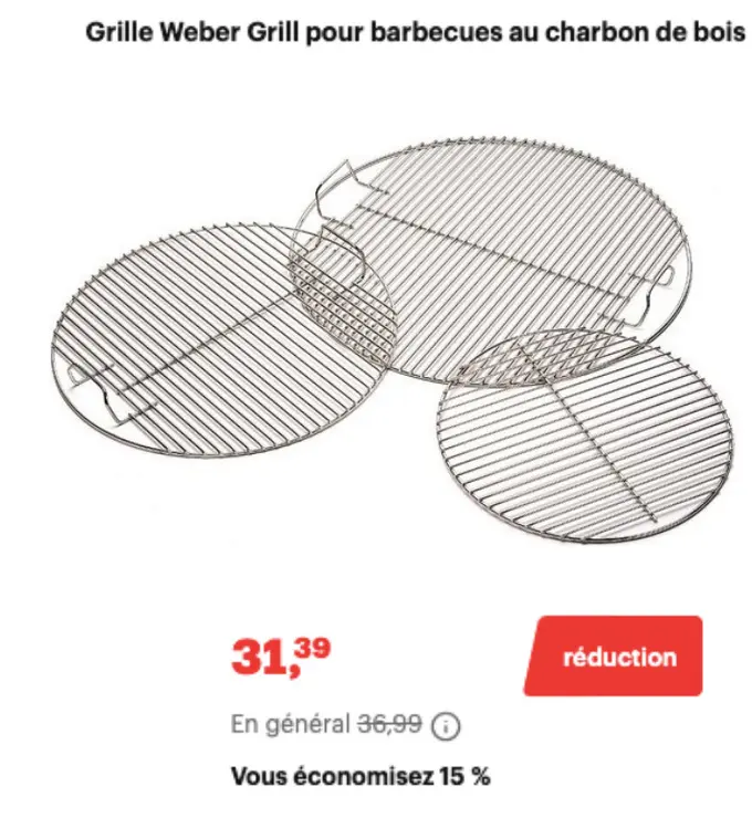 Offre: Grilles de cuisson