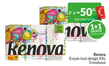 Offre: Renova Essuie-tout design XXL