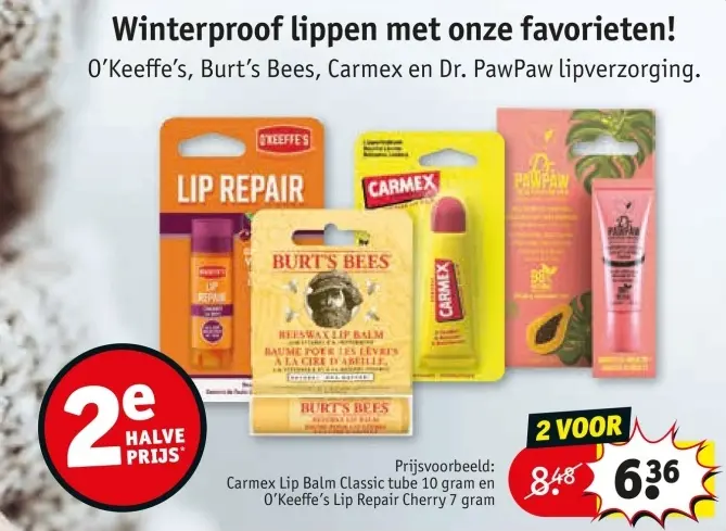 Aanbieding: Lipverzorging