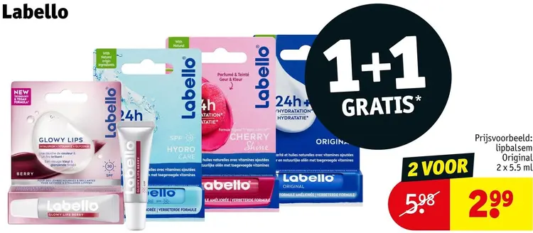 Aanbieding: Labello lipbalsem