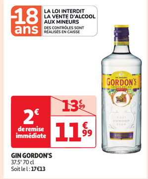 Aanbieding: GIN GORDON'S