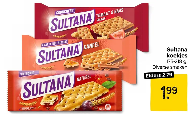 Aanbieding: Sultana koekjes