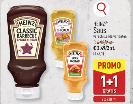 Promotie: Saus