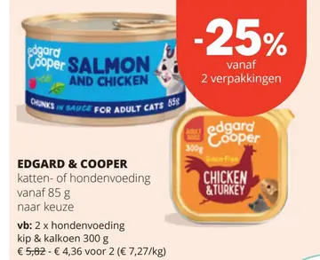 Aanbieding: EDGARD & COOPER katten- of hondenvoeding