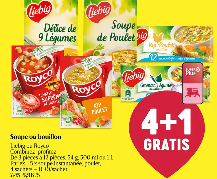 Offre: Soupe ou bouillon