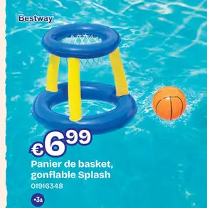Offre: Panier de basket, gonflable Splash
