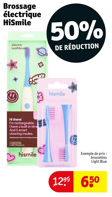 Offre: Brossage électrique HiSmile