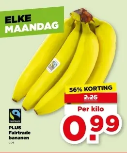 Fairtrade bananen