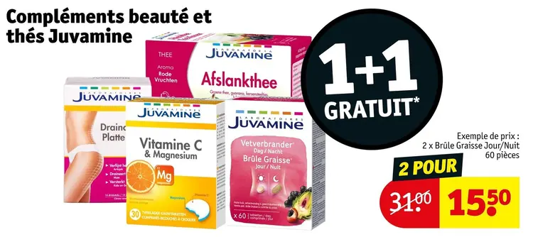 Offre: Compléments beauté et thés