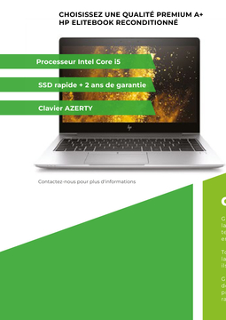 Offre: HP ELITEBOOK RECONDITIONNÉ