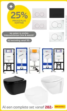 Aanbieding: inbouwtoiletten